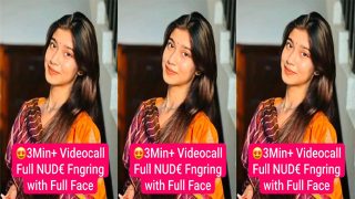 Cute Desi GF Viral Snapchat – Videocall Full Nude Fingering Video