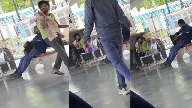 Crazy Guy Getting Blowjob In – Railway Station In Public Capchar Viral Porn Video