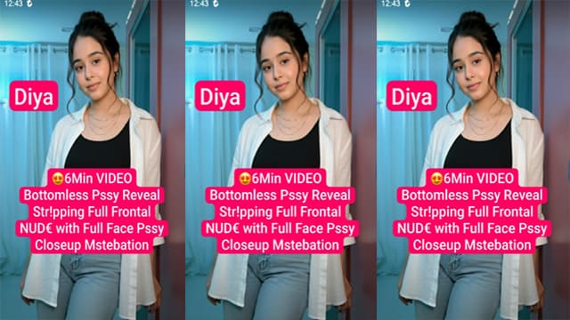 Diya Insta Model Frontal Nude Pssy Closeup Mstrbation Leaked Porn Video