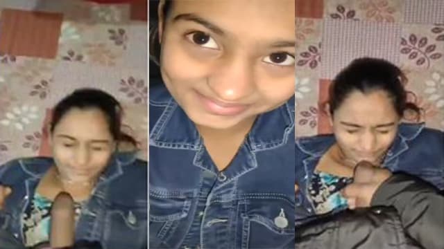 Cute Punjabi Teen Girl Taking Cum On Face